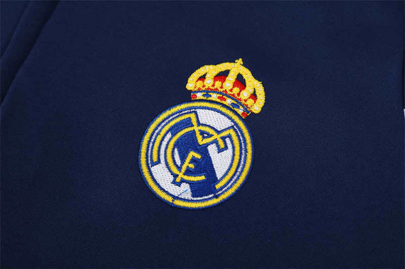 0304 season Real Madrid CF royal blue Half pull training suit