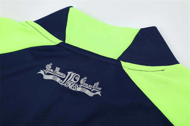 1213 season Real Madrid CF royal blue Half pull training suit