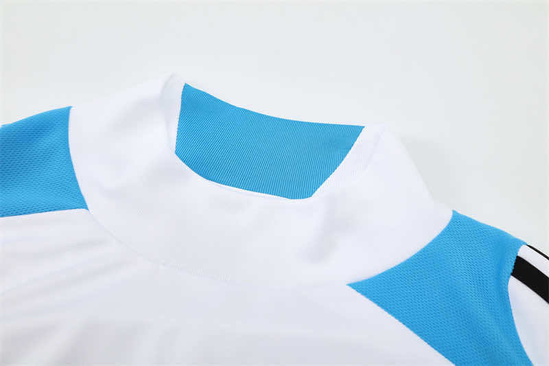 1213 season Real Madrid CF white Half pull training suit