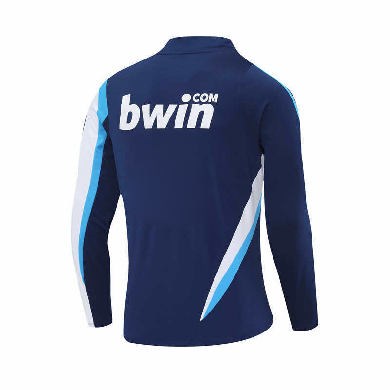 0910 season Real Madrid CF royal blue Half pull training suit