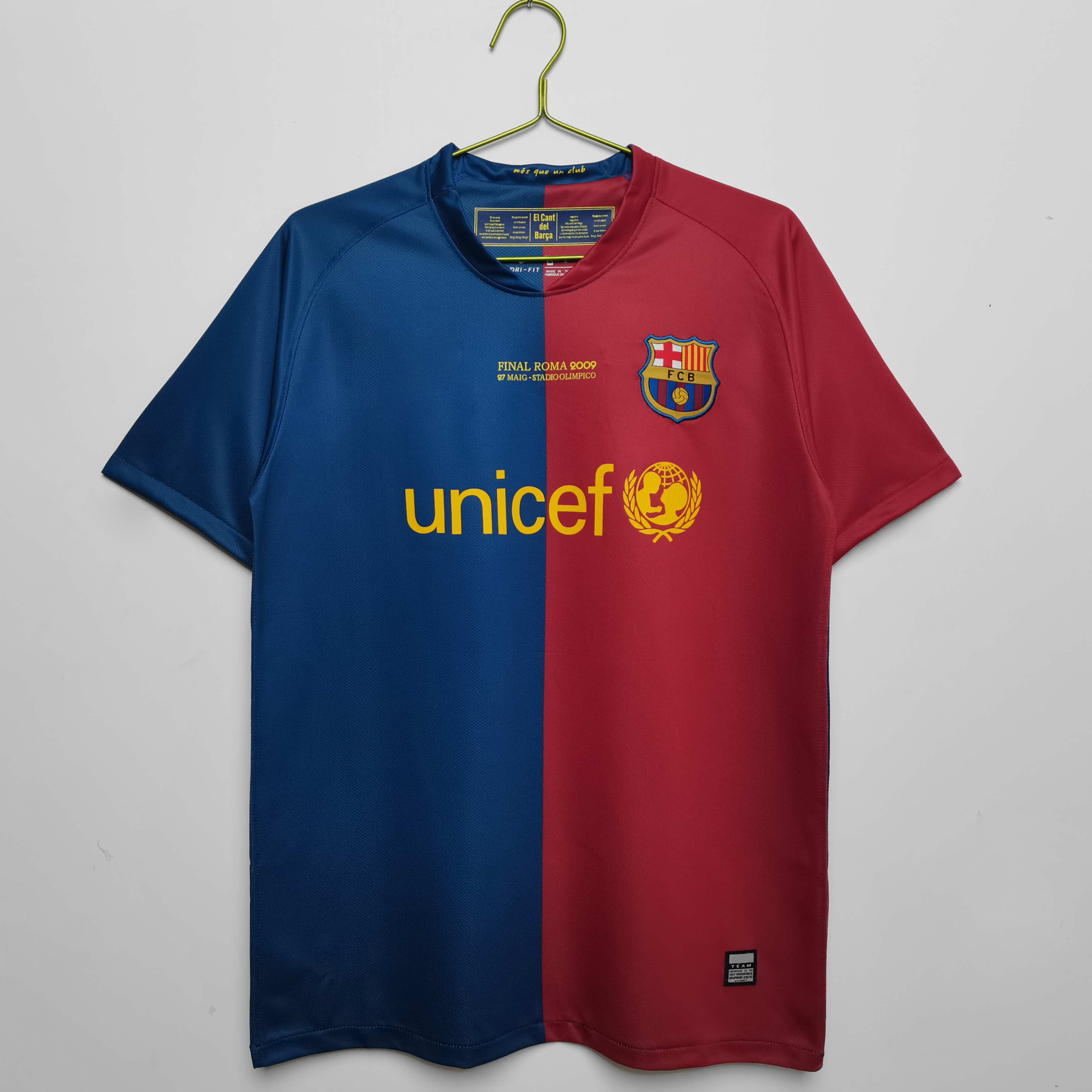 0809 season Barcelona Home Retro Fan version