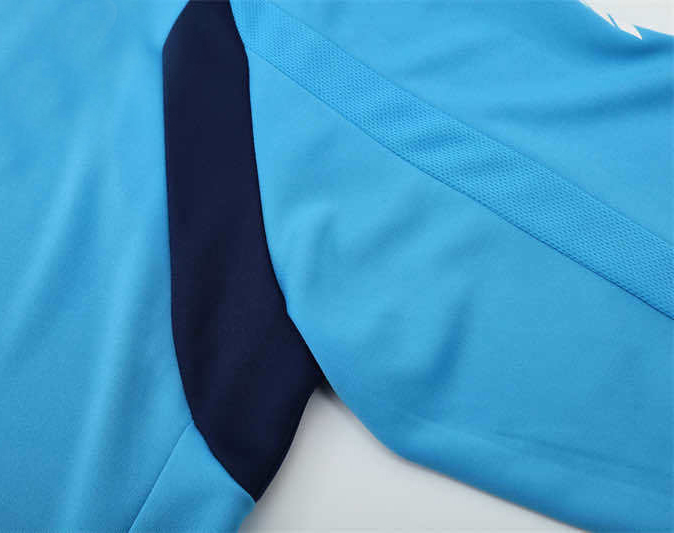 0506 season Real Madrid CF light blue Half pull training suit
