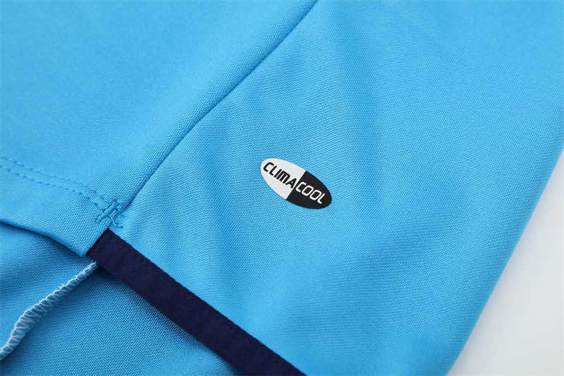 0506 season Real Madrid CF light blue Half pull training suit