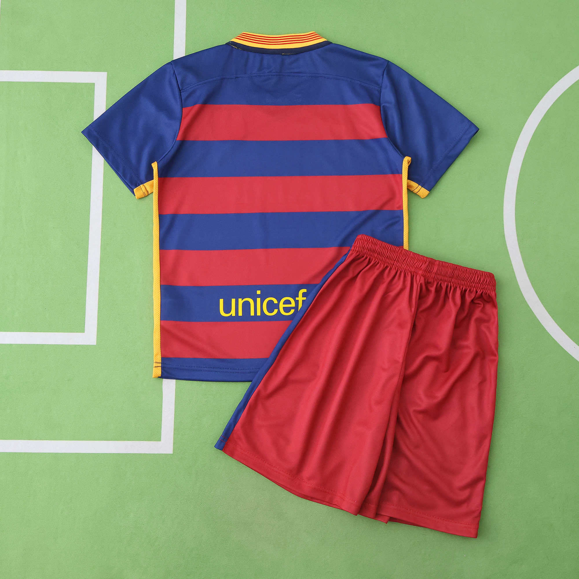 1516 season FC Barcelona / Barça home Kids kit