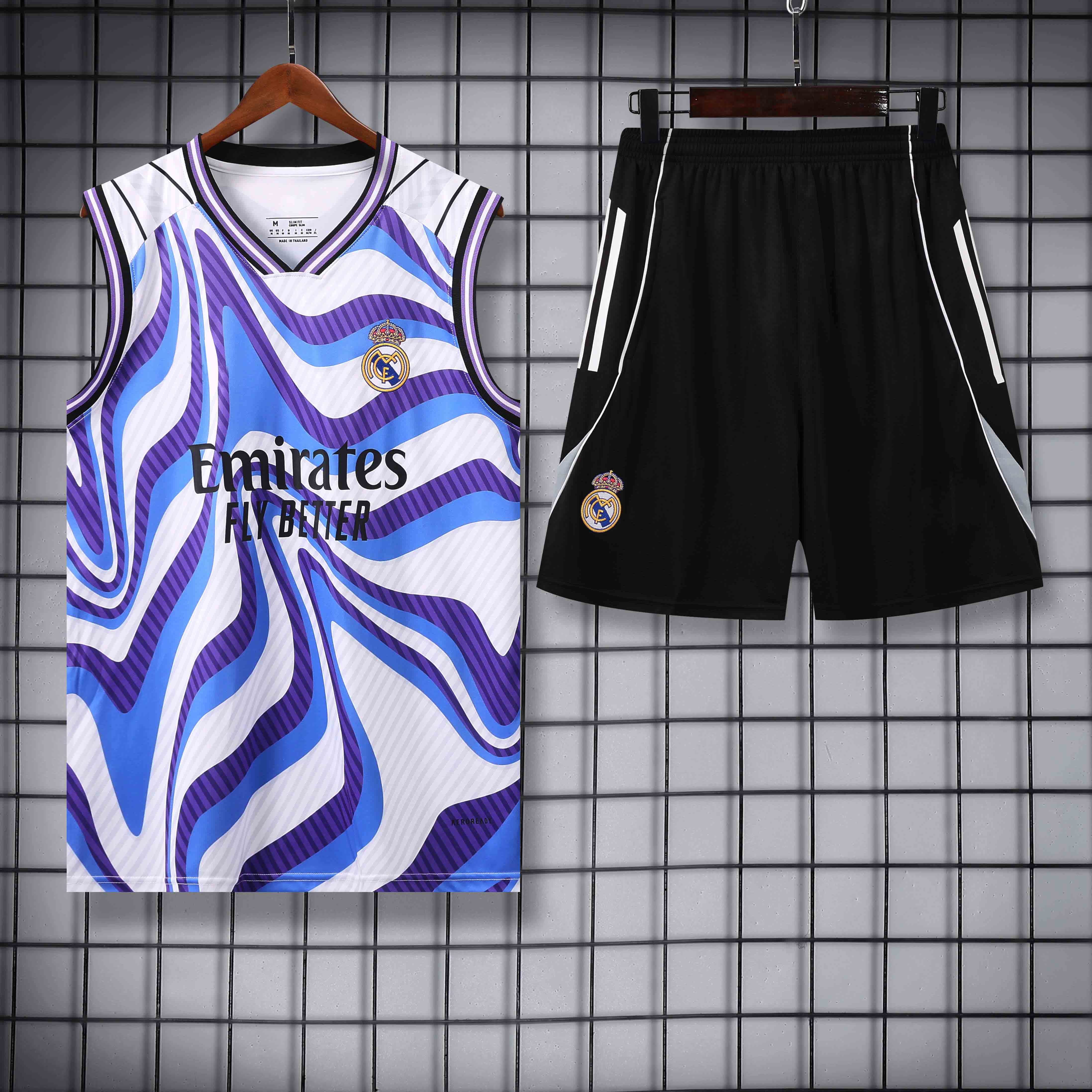 2526 season Real Madrid CF Training clothes suit vest Fan version