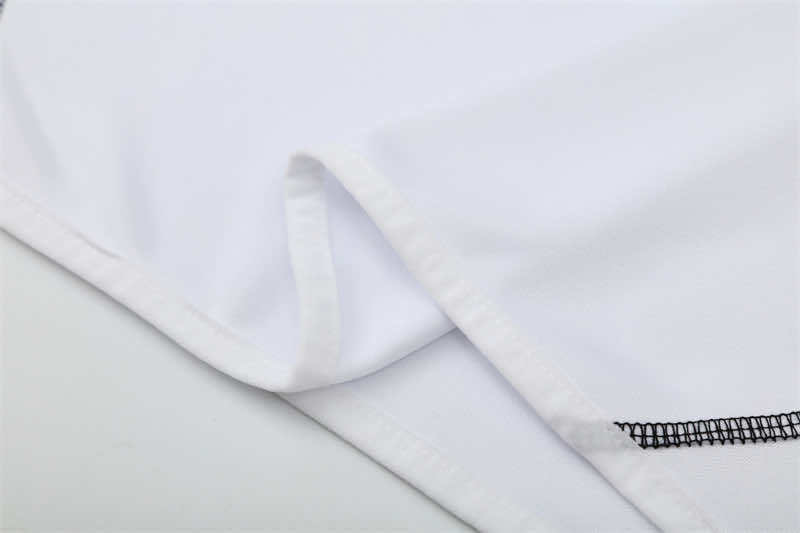 1314 season Real Madrid CF white Half pull training suit