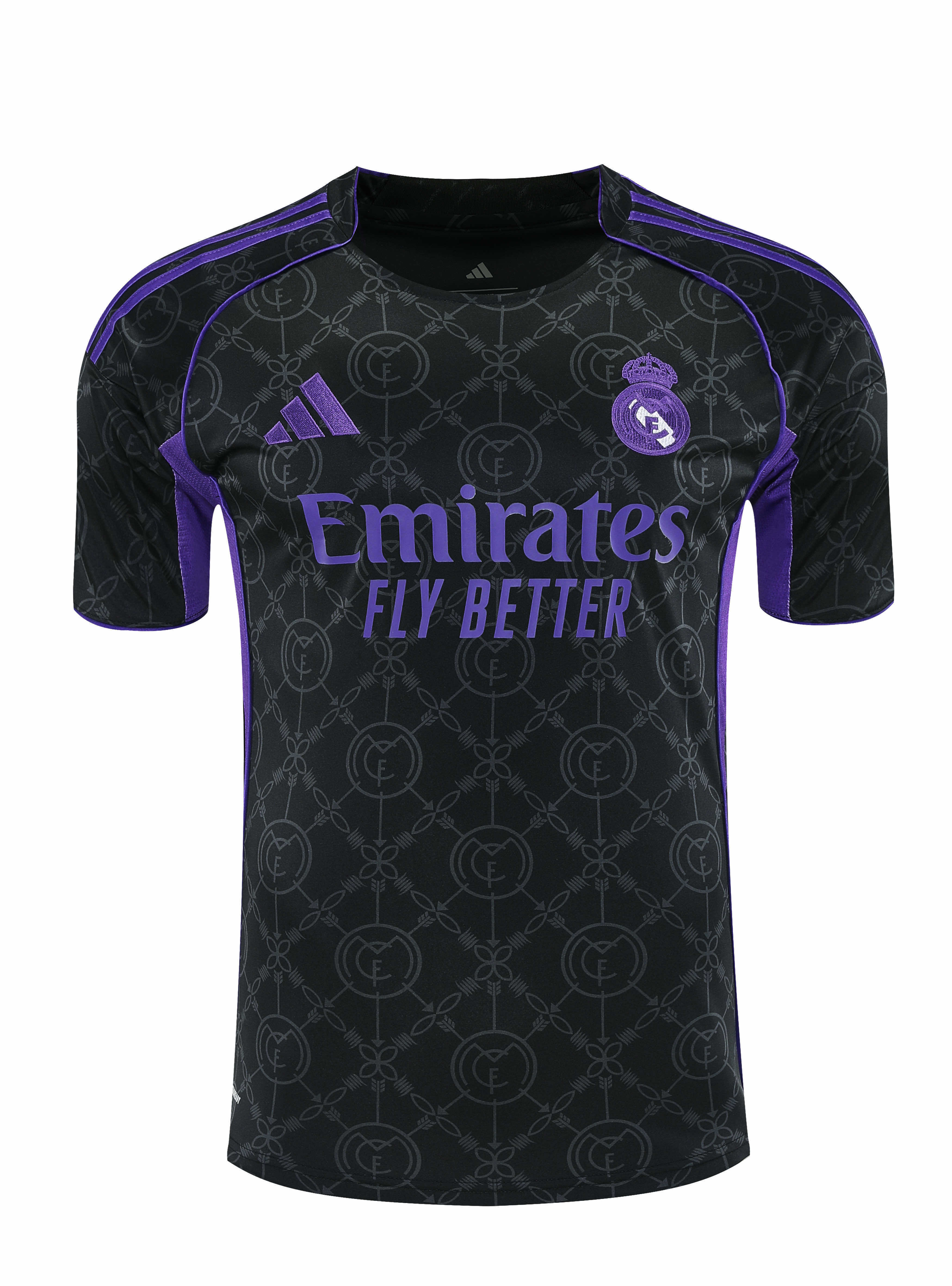 2526 season Real Madrid CF Training clothes suit Short sleeve Fan version