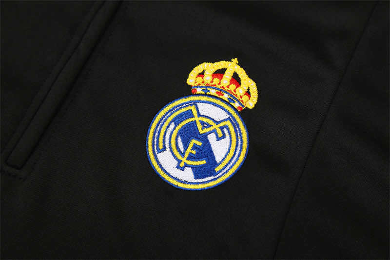 0405 season Real Madrid CF black Half pull training suit