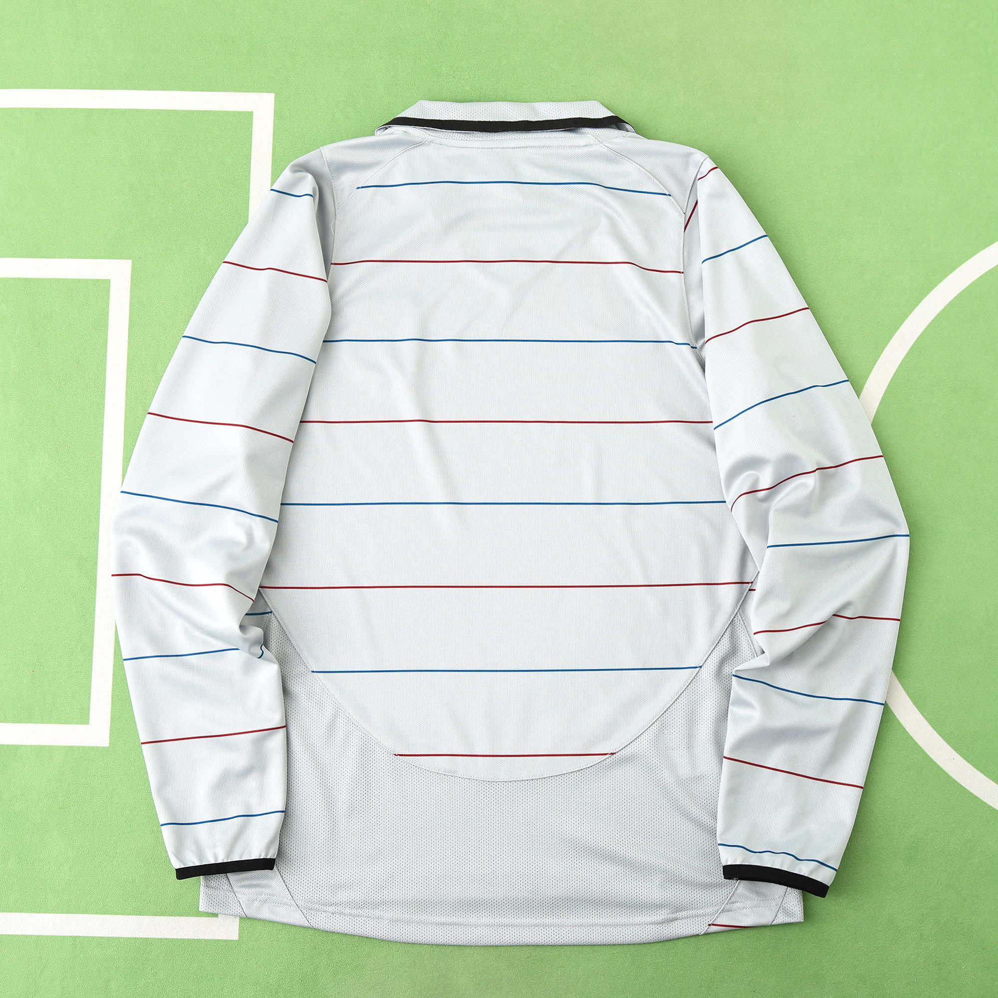 0304 season FC Barcelona / Barça away Long sleeved retro Fan version