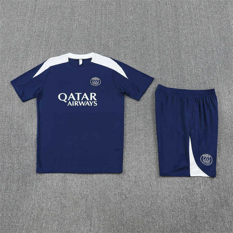 2526 season Paris Saint-Germain F.C. Training clothes suit Short sleeve Fan version