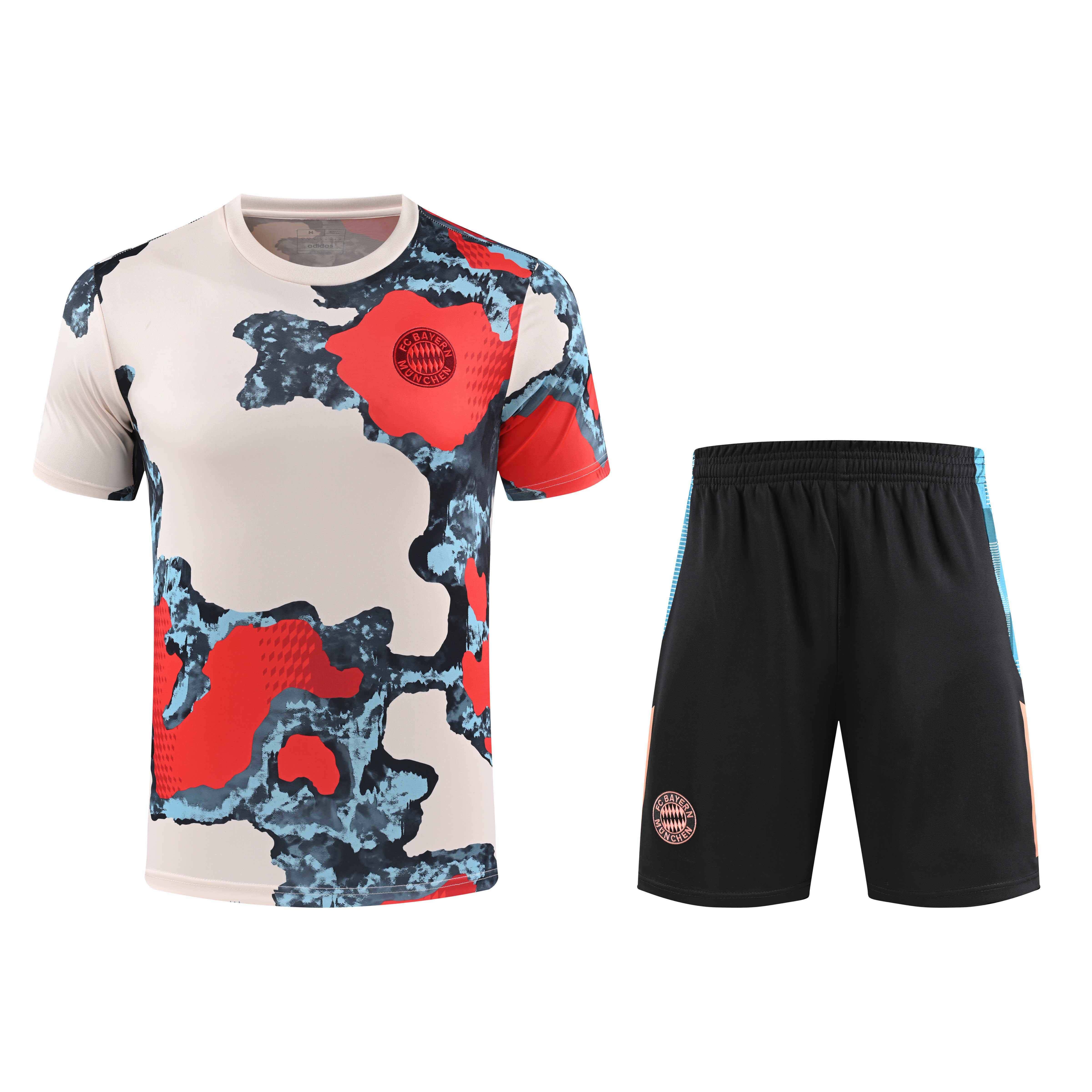 2526 season Fußball-Club Bayern München Training clothes suit Short sleeve Fan version