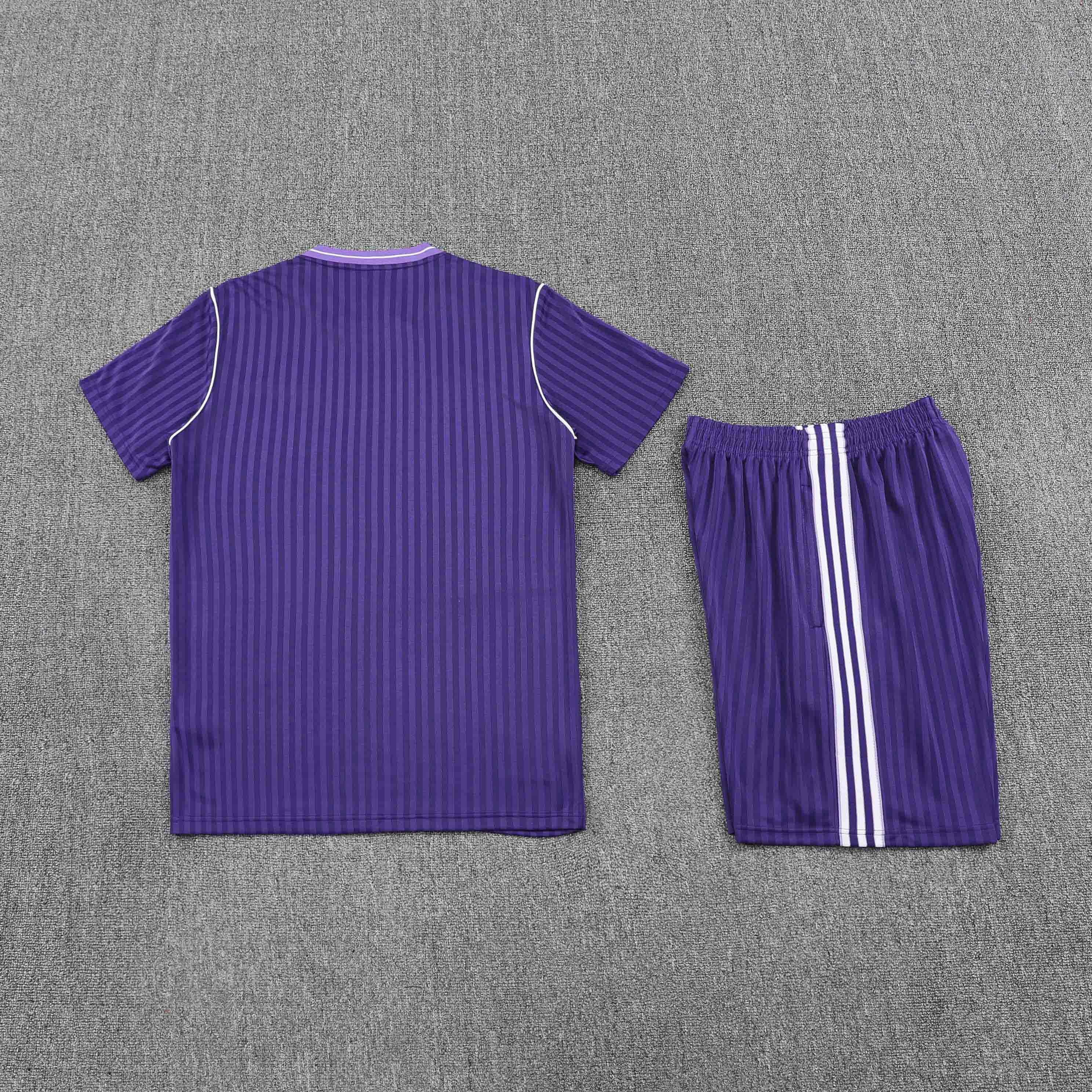 2526 season Real Madrid CF Training clothes suit Short sleeve Fan version