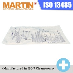 Heat Seal Flat Tyvek Sterilization Pouch, ETO Sterile Medical Flat Bag for Leukocyte Reduction Blood Filter