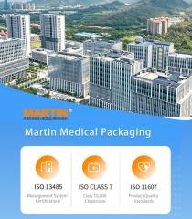 Custom Tyvek Middle-Seal Pouch Medical Sterile Packaging for Healthcare Devices