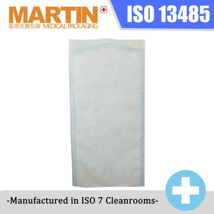 High Barrier White Tyvek Sterile Pouches ISO Class7 Cleanroom Produced Sterilization Pouch for Medical Syringe Needle