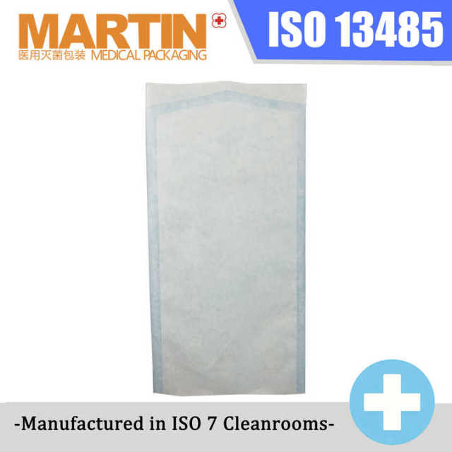 High Barrier White Tyvek Sterile Pouches ISO Class7 Cleanroom Produced Sterilization Pouch for Medical Syringe Needle