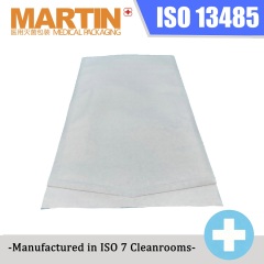 Flat Heat-Sealable EO Sterilized Tyvek PE/PET Laminate Sterilization Pouches Indicators Disposable Tube Bags for Medical
