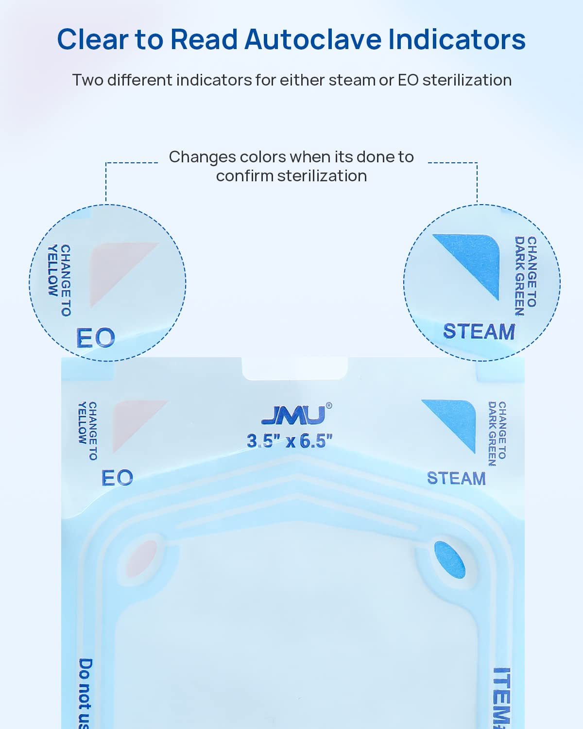 Effective Sterilization Medical Pouches Steam Pouches and Tyvek Bags
