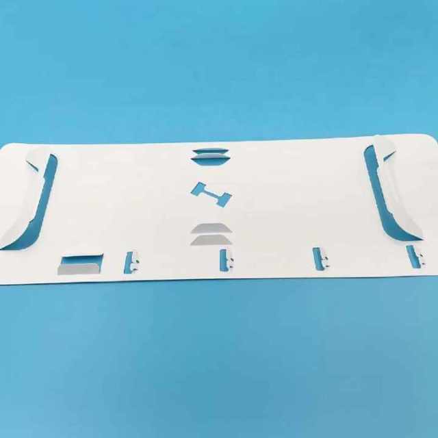 Space Saving  Medical Pouch Die Cut Hdpe Cards for Medical Packaging