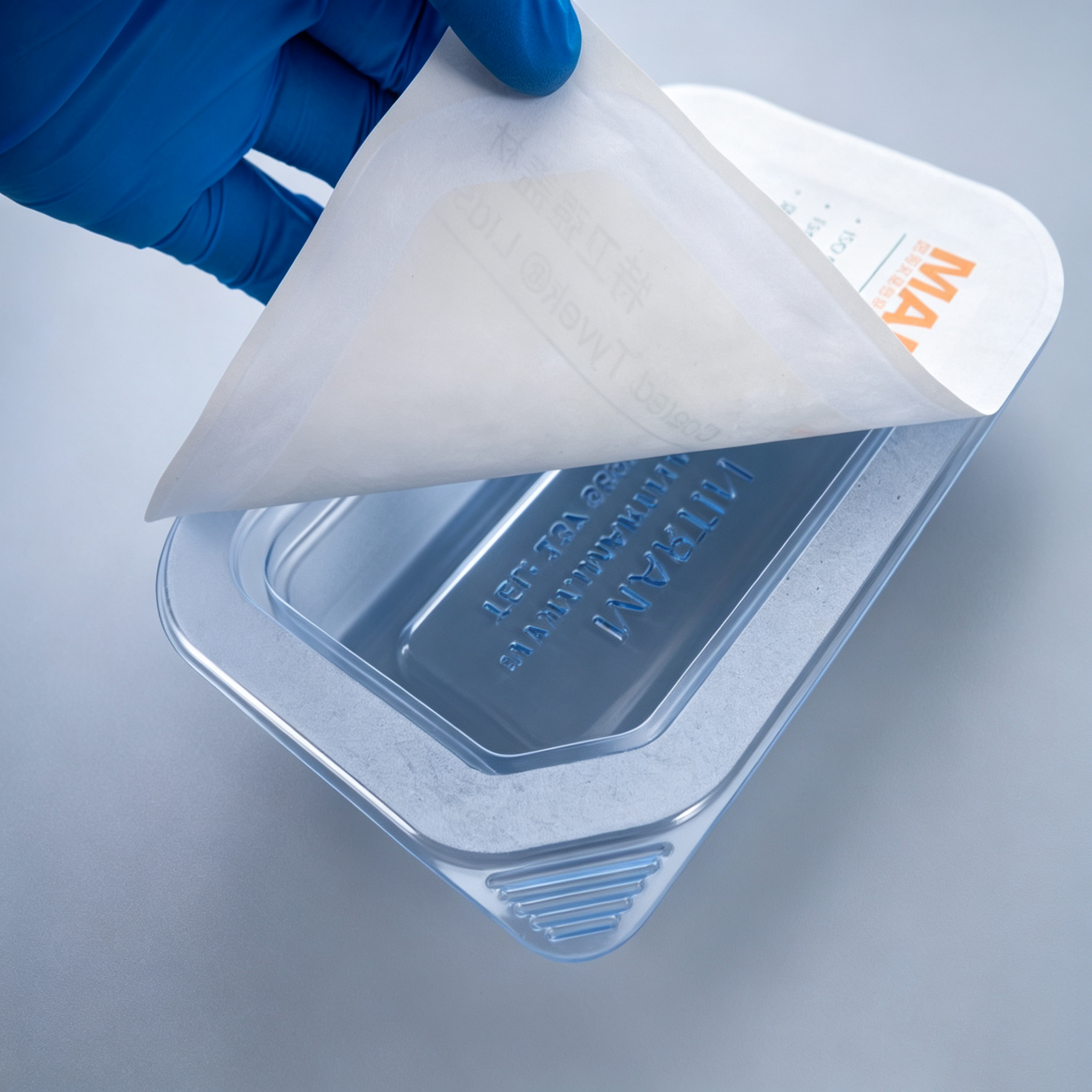 Medical Tyvek Lidstock ISO 13485 Certified Customizable Sizes Peelable Coating 4-Color Printing