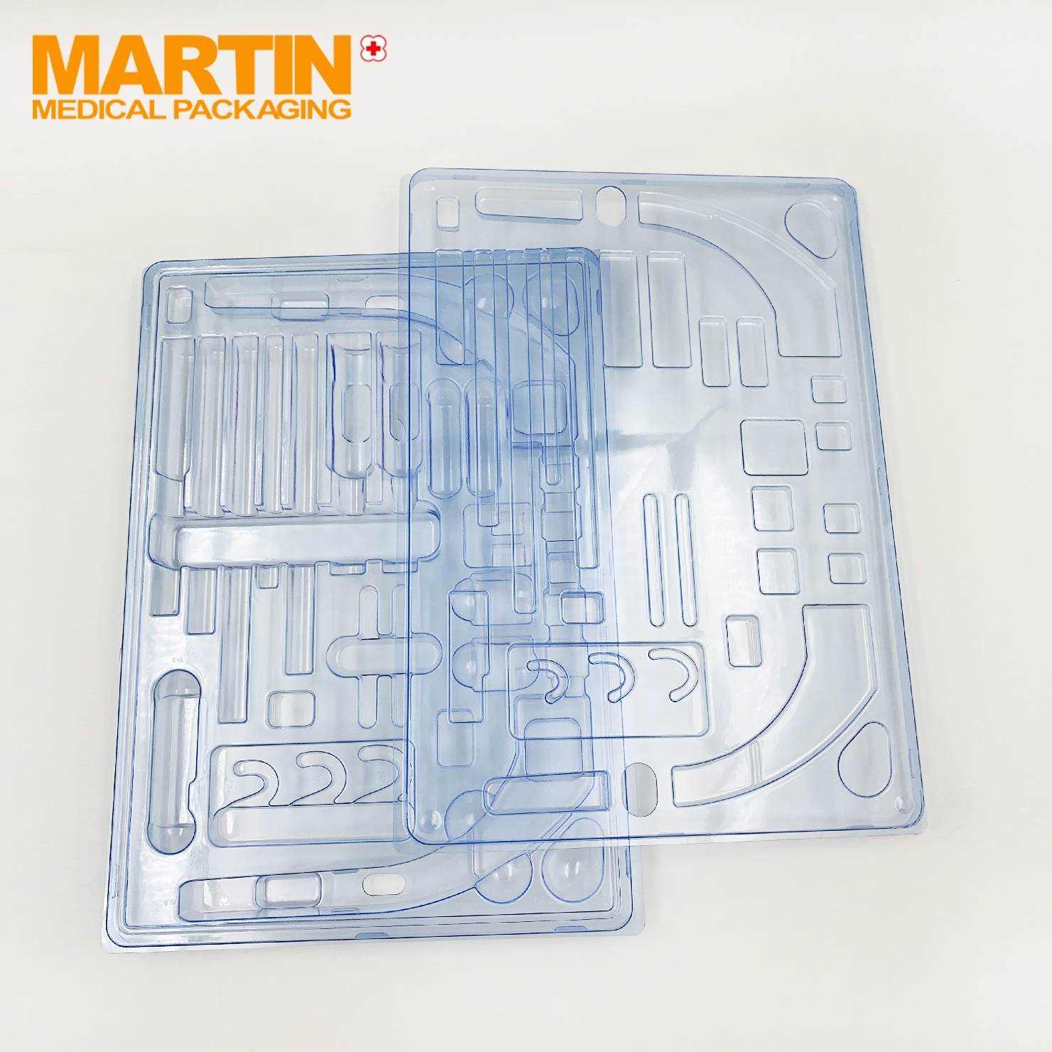Customized Plastic Tray Sterile Packaging Tray Vacuum Formed Tray for Medical Instrument