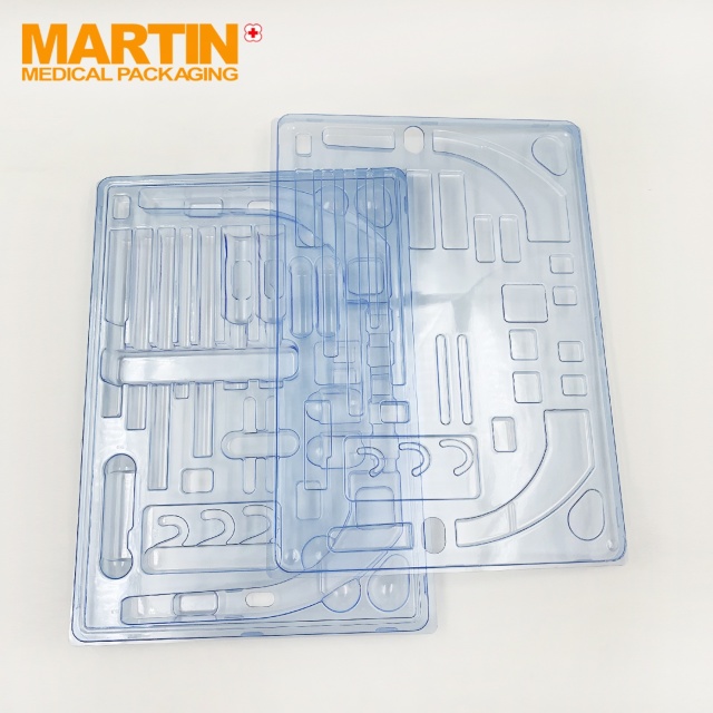 Customized Plastic Tray Sterile Packaging Tray Vacuum Formed Tray for Medical Instrument