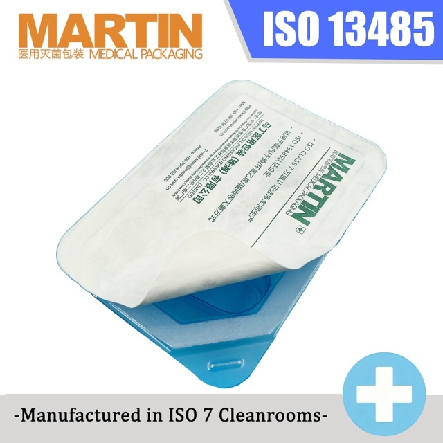 Fusion Coated Tyvek Lids Custom Printing Colored Tyvek Paper Superior Microbial Protection Medical Grade Water Tear Resistant