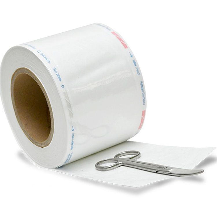 Custom Sterilization Pouch Roll (Tyvek/PET Laminate) Sterile for Packaging for Dental/Clinic Use ISO 13485 Certified