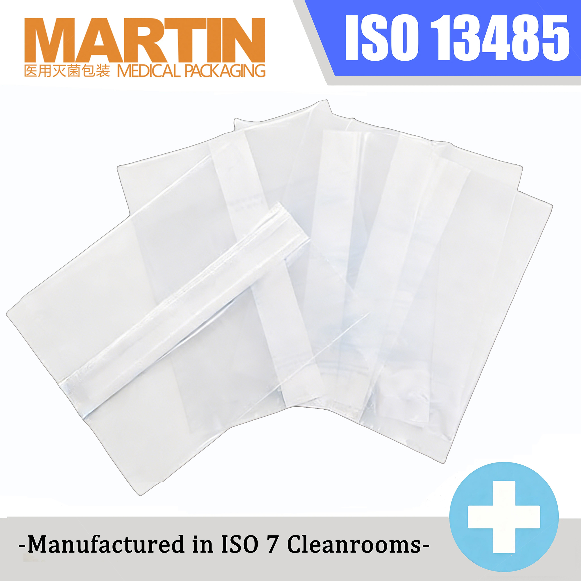 Custom Medical Sterilization Pouch, Tyvek Heat Seal Sterile Bag for Medical Device Packaging, ISO13485 Certified, OEM ODM