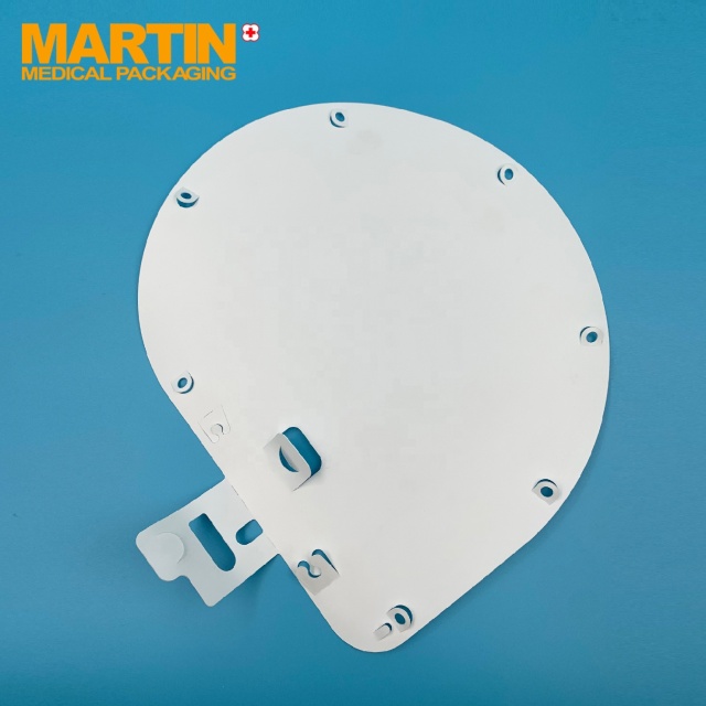 HDPE Mounting Cards Die Cut Backer Cards Medical Insert Cards for Medical Tubings