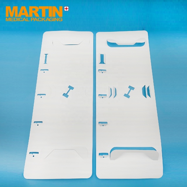 Medical Mounting Cards Die Cut HDPE Cards Backer Cards for Guidewires