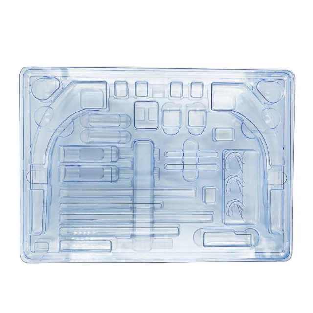 Customized Plastic Tray Sterile Packaging Tray Vacuum Formed Tray for Medical Instrument