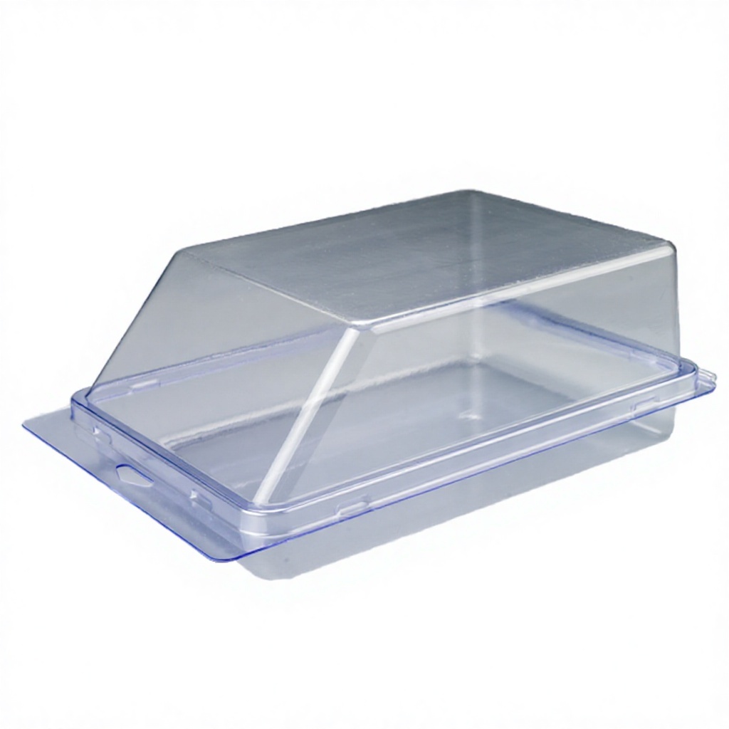 Flip-Fold Clamshell Blister Packaging Blush Cosmetic Recyclable PET 0.25-0.7mm Thickness Customizable OEM Options UV/Embossing
