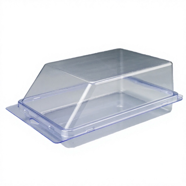 Flip-Fold Clamshell Blister Packaging Blush Cosmetic Recyclable PET 0.25-0.7mm Thickness Customizable OEM Options UV/Embossing