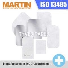 Fusion Coated Tyvek Lids Custom Printing Colored Tyvek Paper Superior Microbial Protection Medical Grade Water Tear Resistant