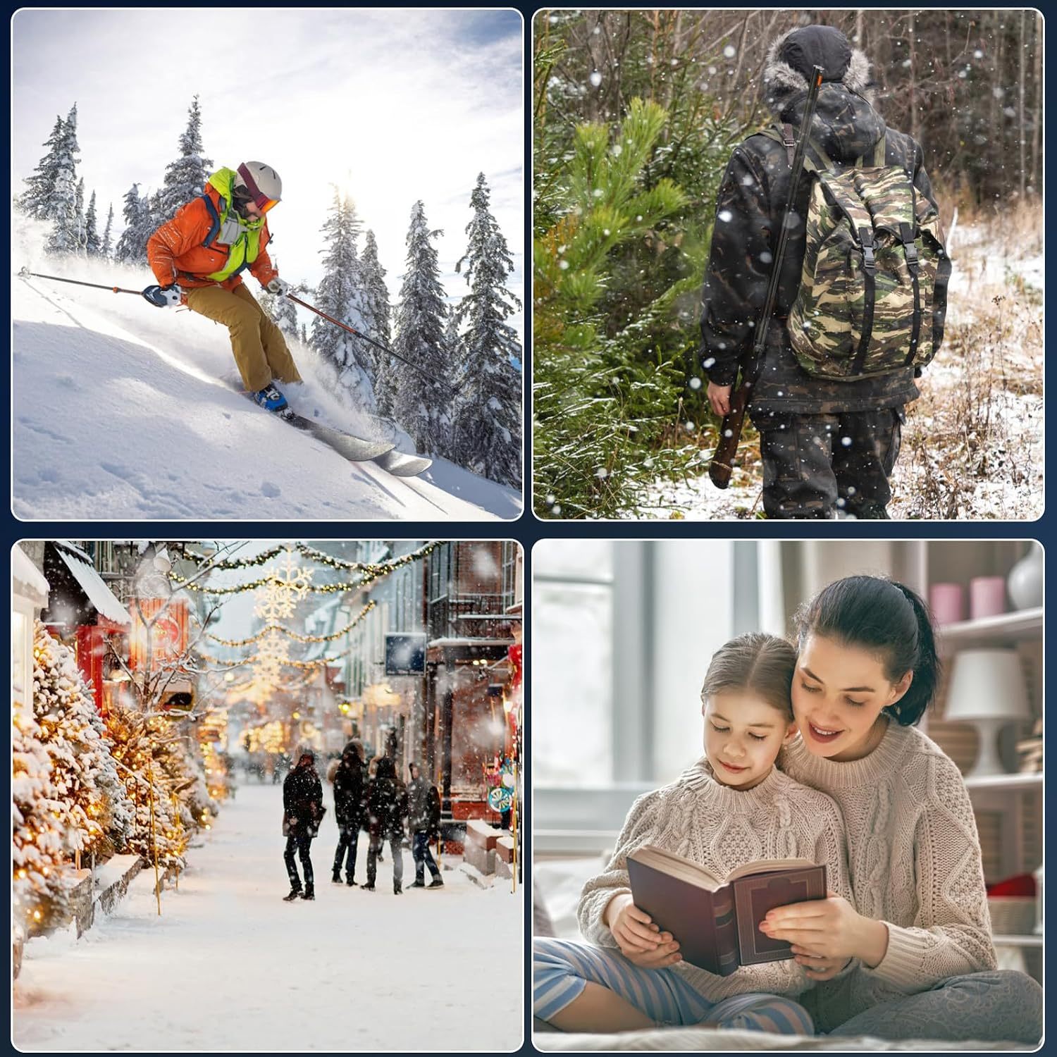 10000mAh Rechargeable Hand Warmer, Double-Sided Magnetic | Magnetic Dual Hand Warmers, fast double-sided heating. Fits gloves & pockets, ideal for commute, hiking, winter use & gifts