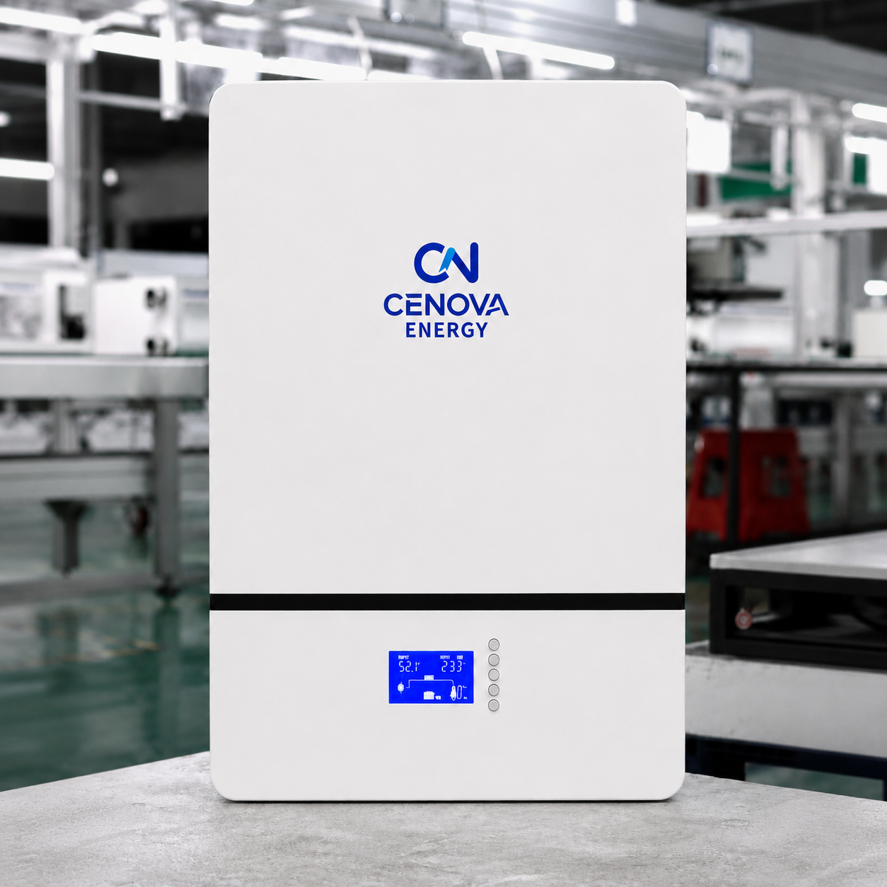 10.24kWh Wall-Mounted LiFePO4 Battery System,CENOVA ENERGY,10.24kWh Wall-Mounted LiFePO4 Battery System