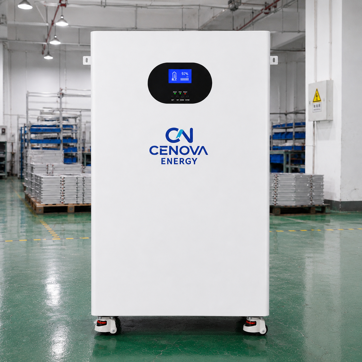 16kWh Wheeled All-in-One Home Energy Storage System,CENOVA ENERGY,16kWh Wheeled All-in-One Home Energy Storage System