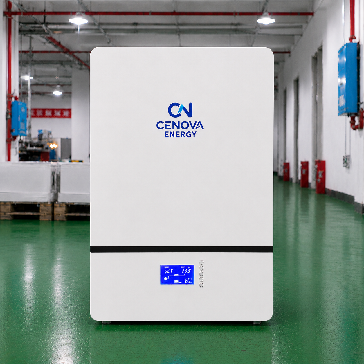 5.12kWh Wall‑Mounted LiFePO4 Battery System,CENOVA ENERGY,5.12kWh Wall‑Mounted LiFePO4 Battery System