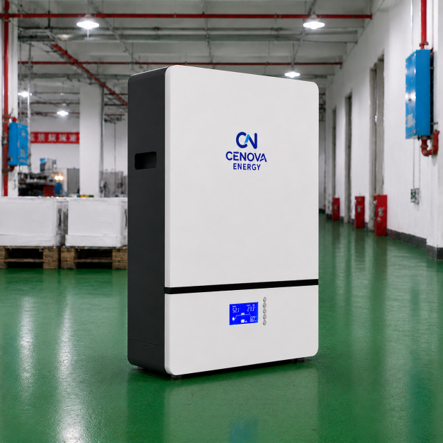 5.12kWh Wall‑Mounted LiFePO4 Battery System,CENOVA ENERGY,5.12kWh Wall‑Mounted LiFePO4 Battery System