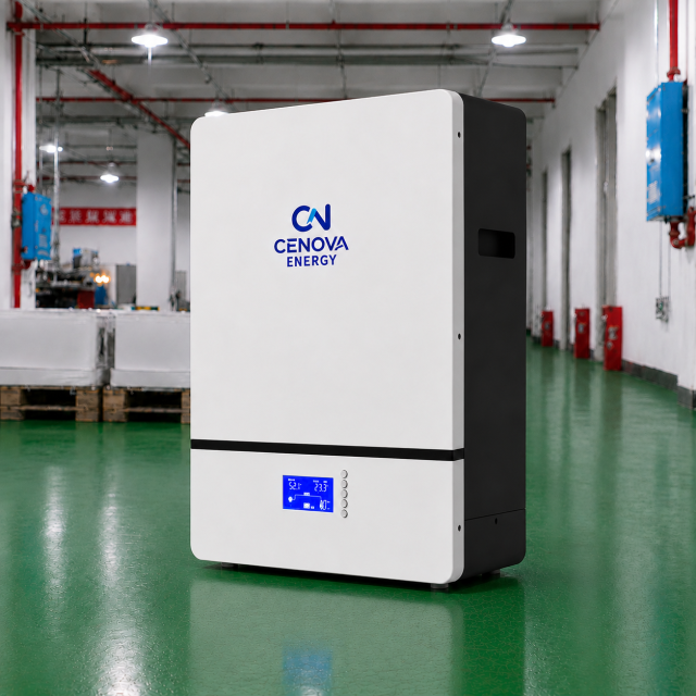 5.12kWh Wall‑Mounted LiFePO4 Battery System,CENOVA ENERGY,5.12kWh Wall‑Mounted LiFePO4 Battery System