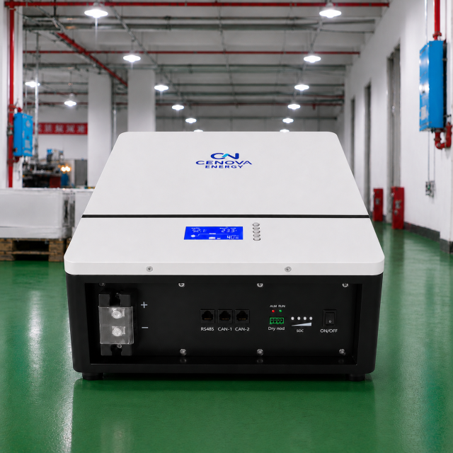 5.12kWh Wall‑Mounted LiFePO4 Battery System,CENOVA ENERGY,5.12kWh Wall‑Mounted LiFePO4 Battery System