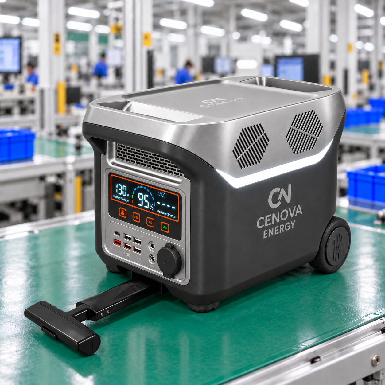 B-3000ZL 3000W Portable Power Station (3072Wh),CENOVA ENERGY,B-3000ZL 3000W Portable Power Station (3072Wh)