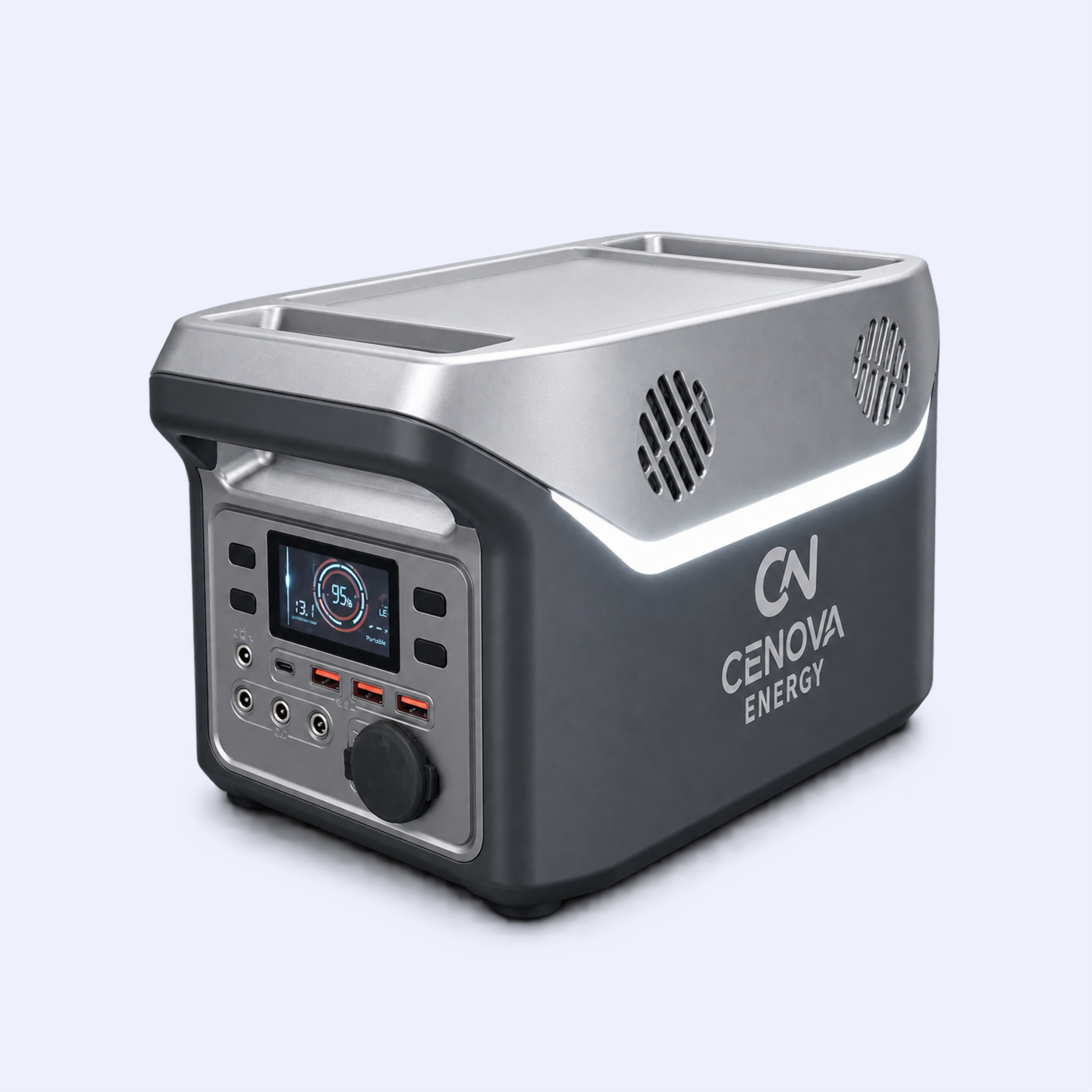 B-500ZL 500W Portable Power Station (384Wh),CENOVA ENERGY,B‑500ZL 500W Portable Outdoor Power Supply