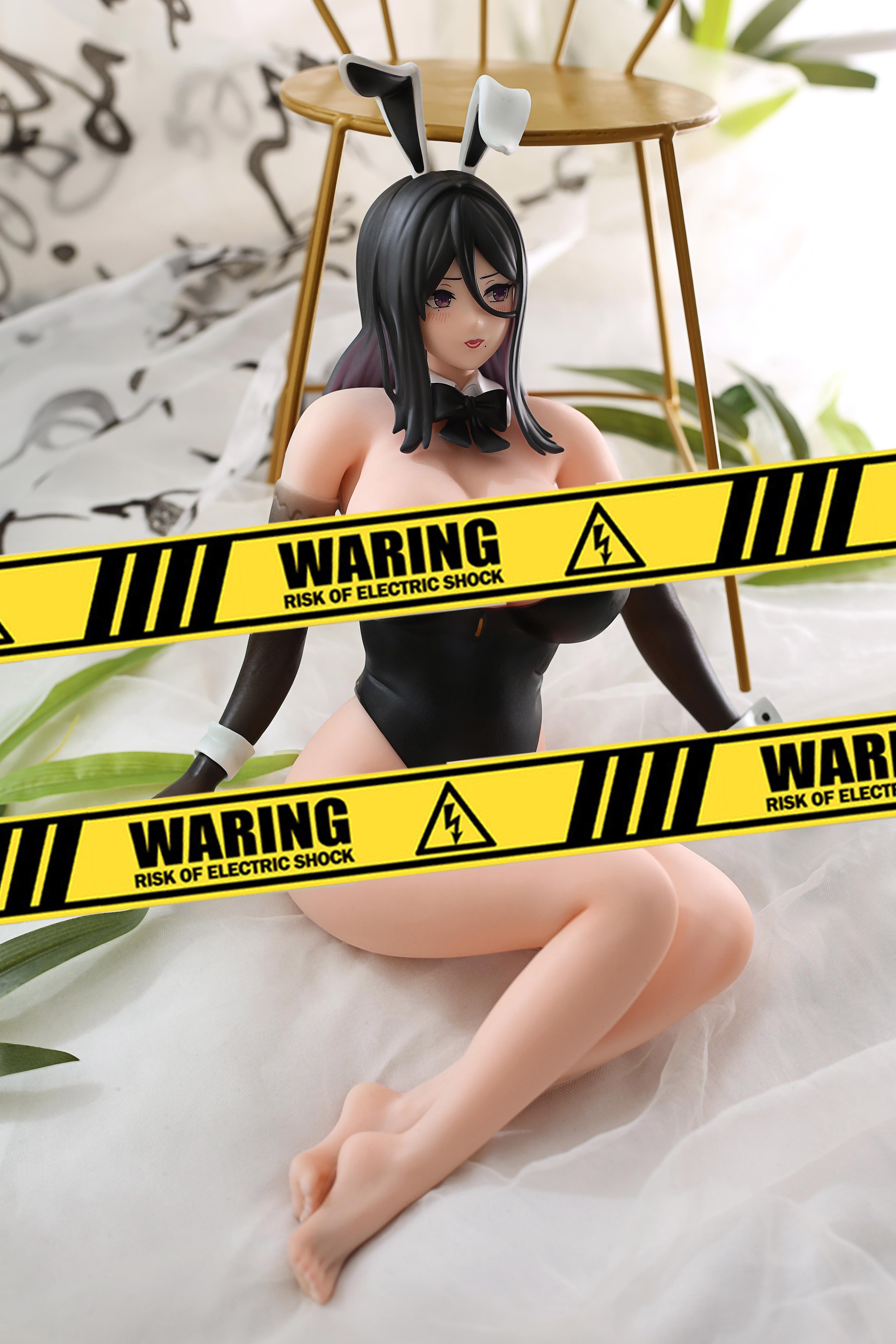 45cm Elegant Bunny Woman Silicone Anime Doll – Premium Fantasy Companion