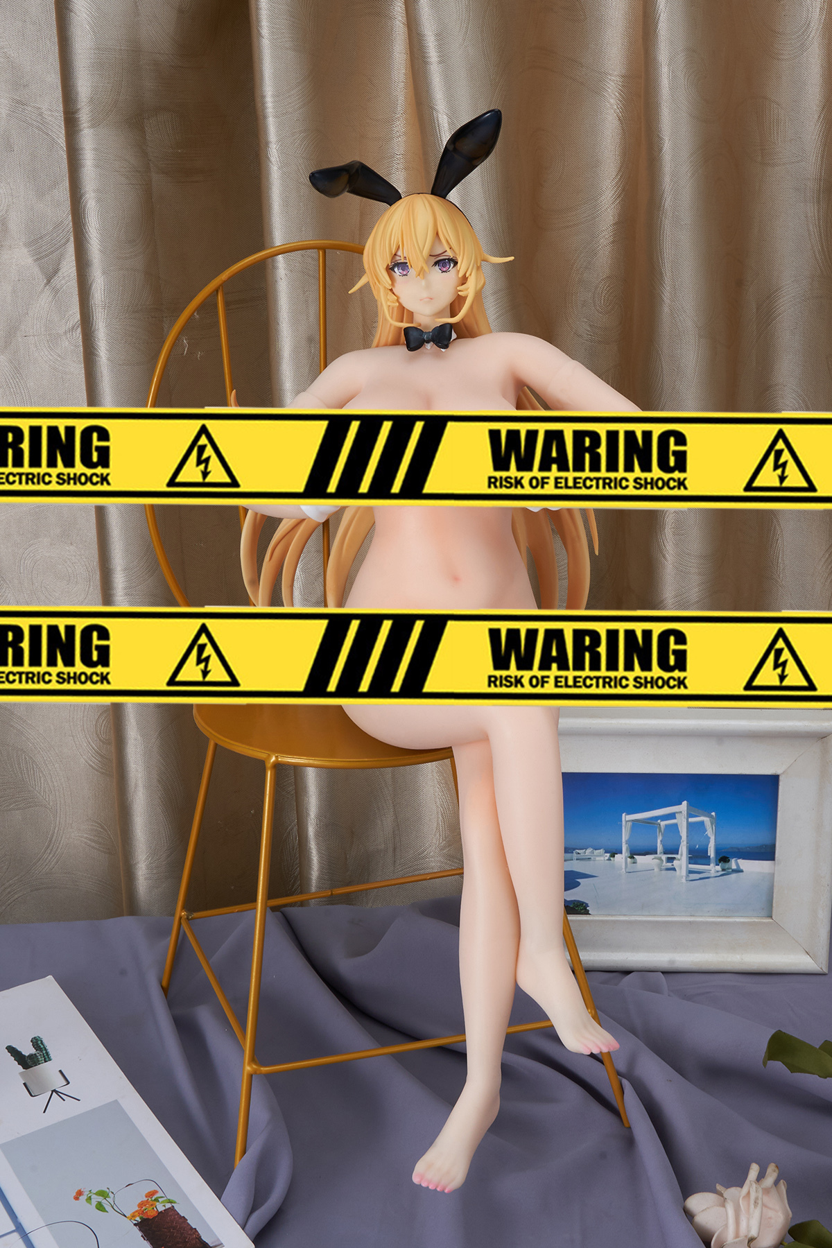 45cm Elegant Blonde Culinary Anime Silicone Doll – Premium Fantasy Companion