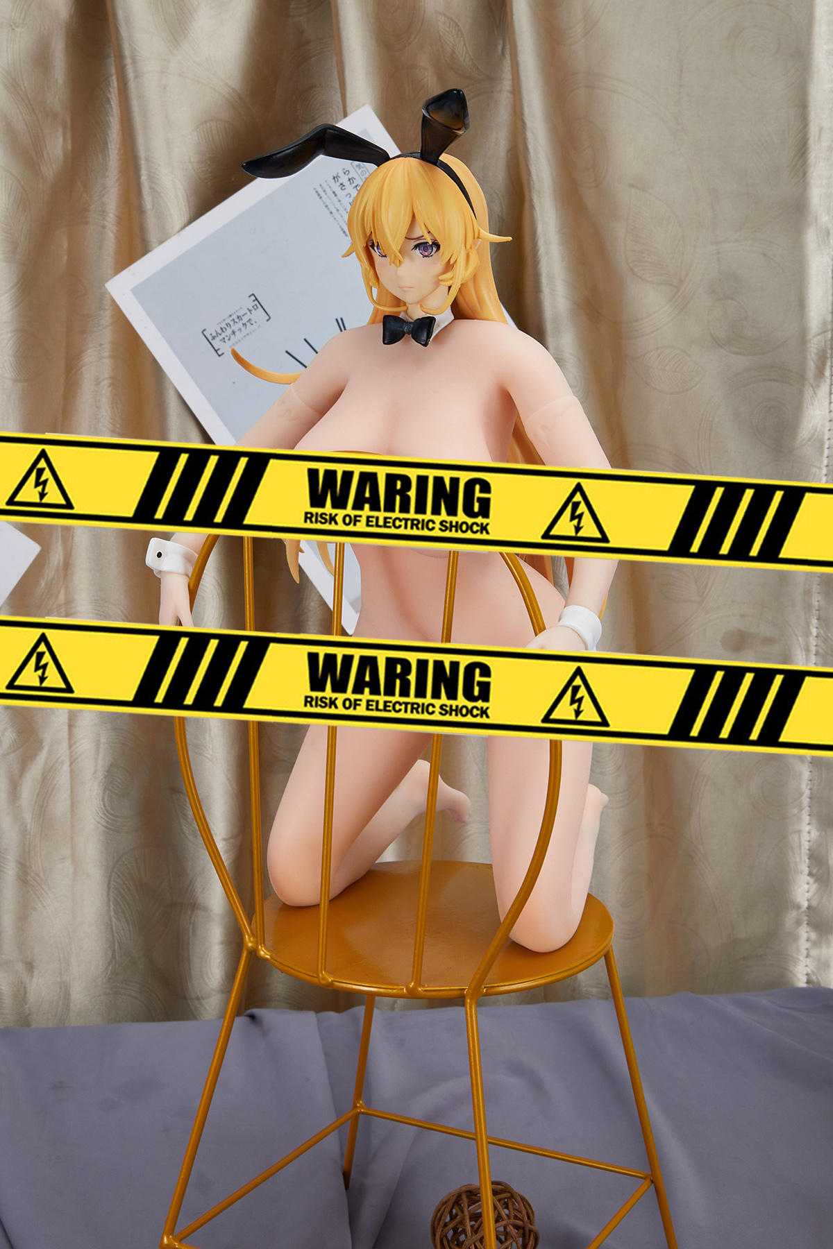 45cm Elegant Blonde Culinary Anime Silicone Doll – Premium Fantasy Companion