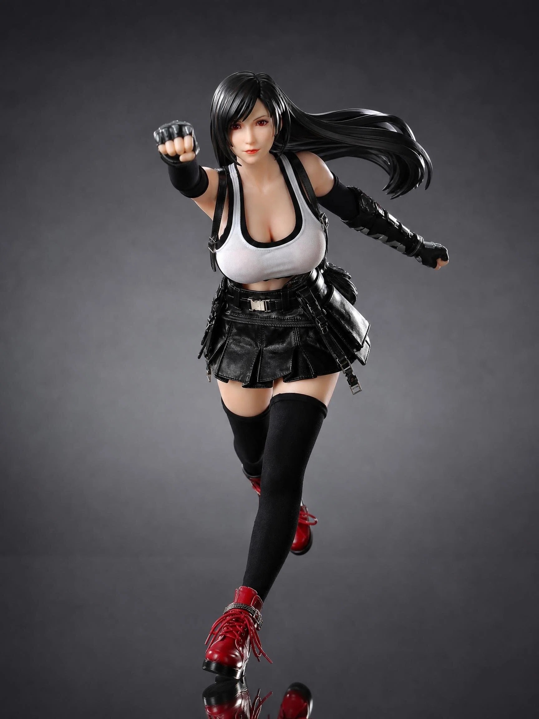 65cm Black-Haired Martial Artist Silicone Anime Doll – Elegant Fantasy Companion