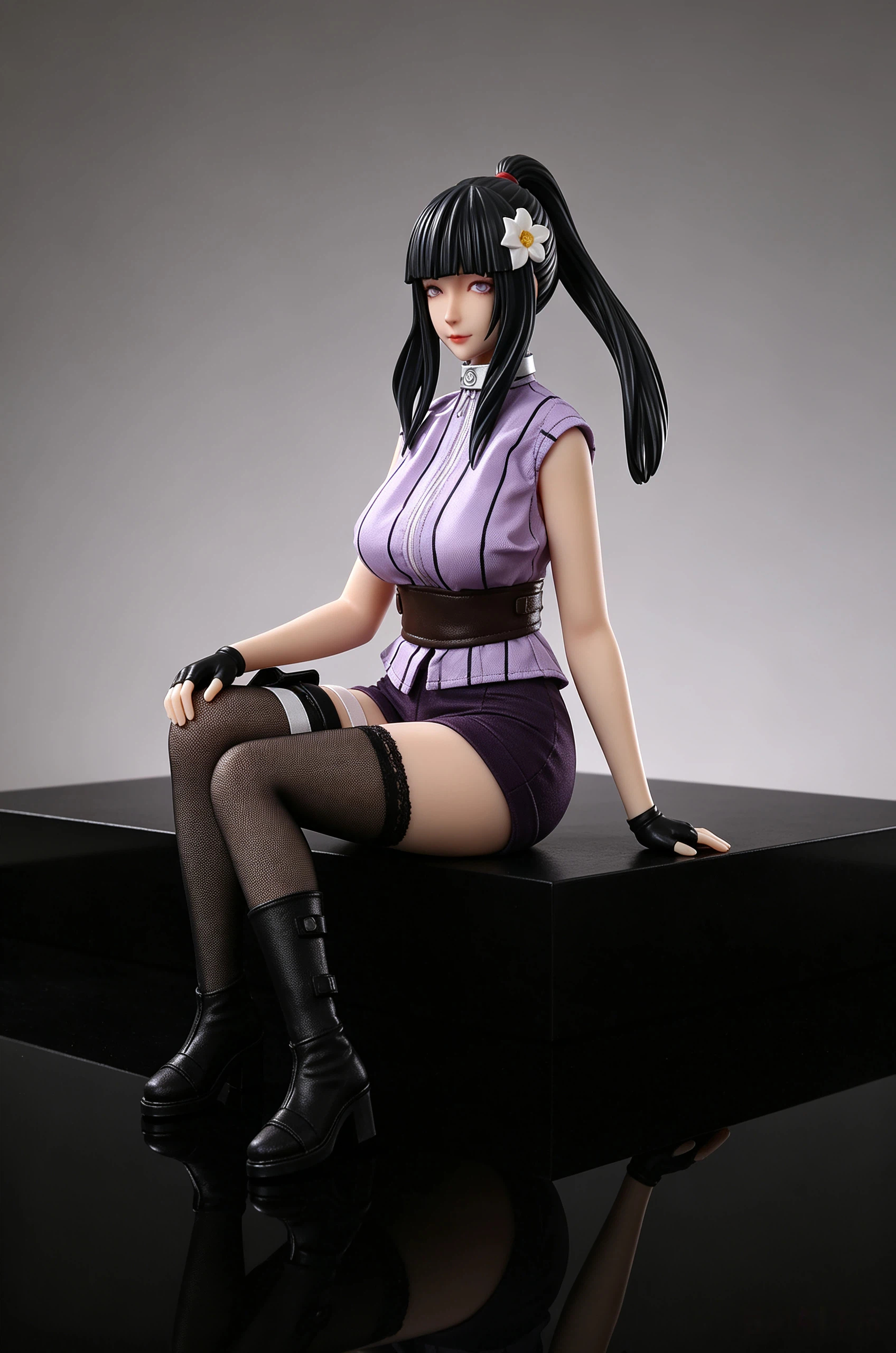 65cm Spring Blossom Silicone Anime Doll – Sweet Floral Fantasy Companion