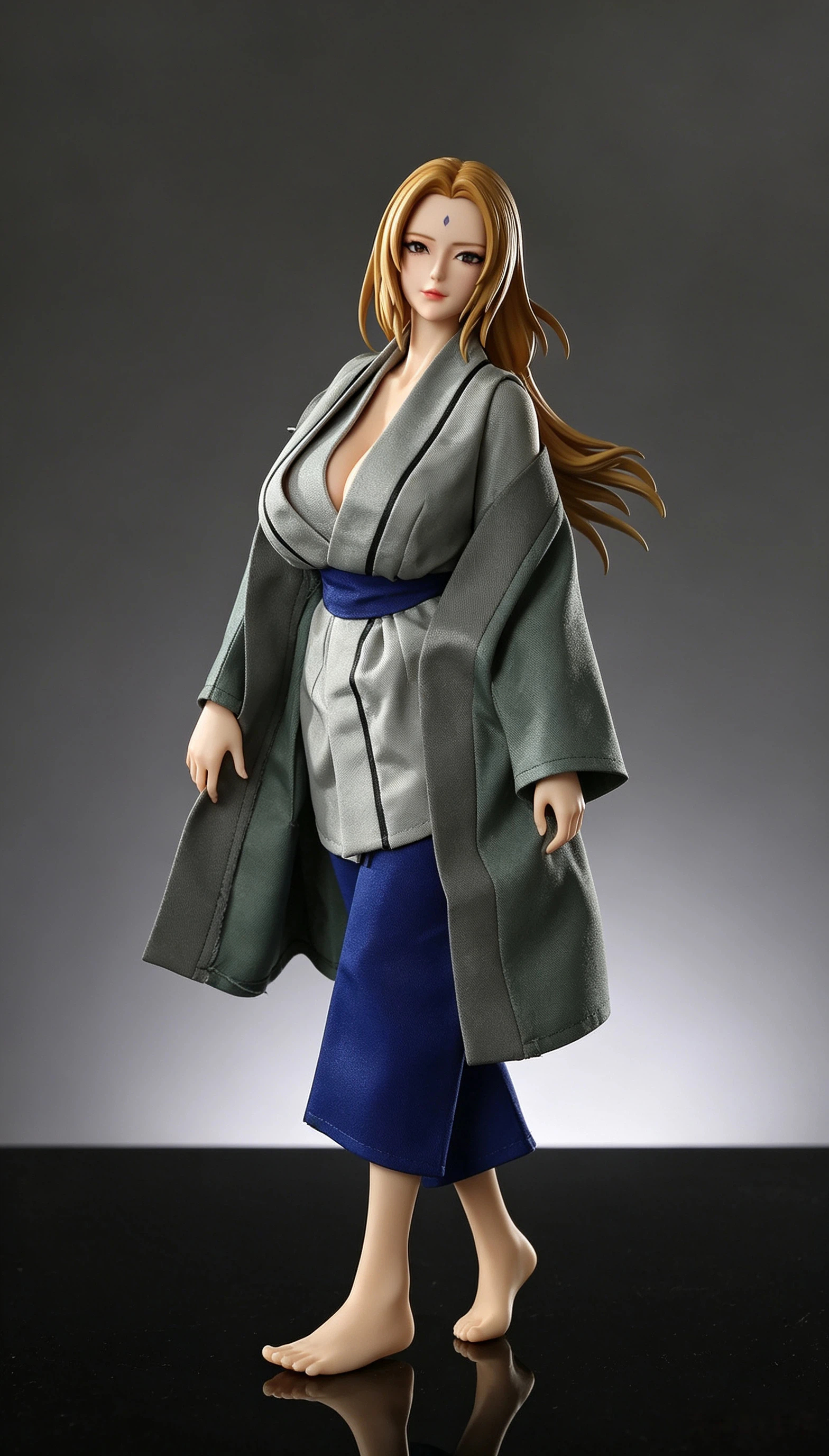 65cm Golden-Haired Fantasy Healer Silicone Anime Doll – Powerful Mature Companion